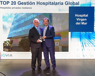 Premios TOP 20: El Hospital Virgen del Mar, Mejor Hospital Mediano Privado en la Categoría de Gestión Sanitaria Global