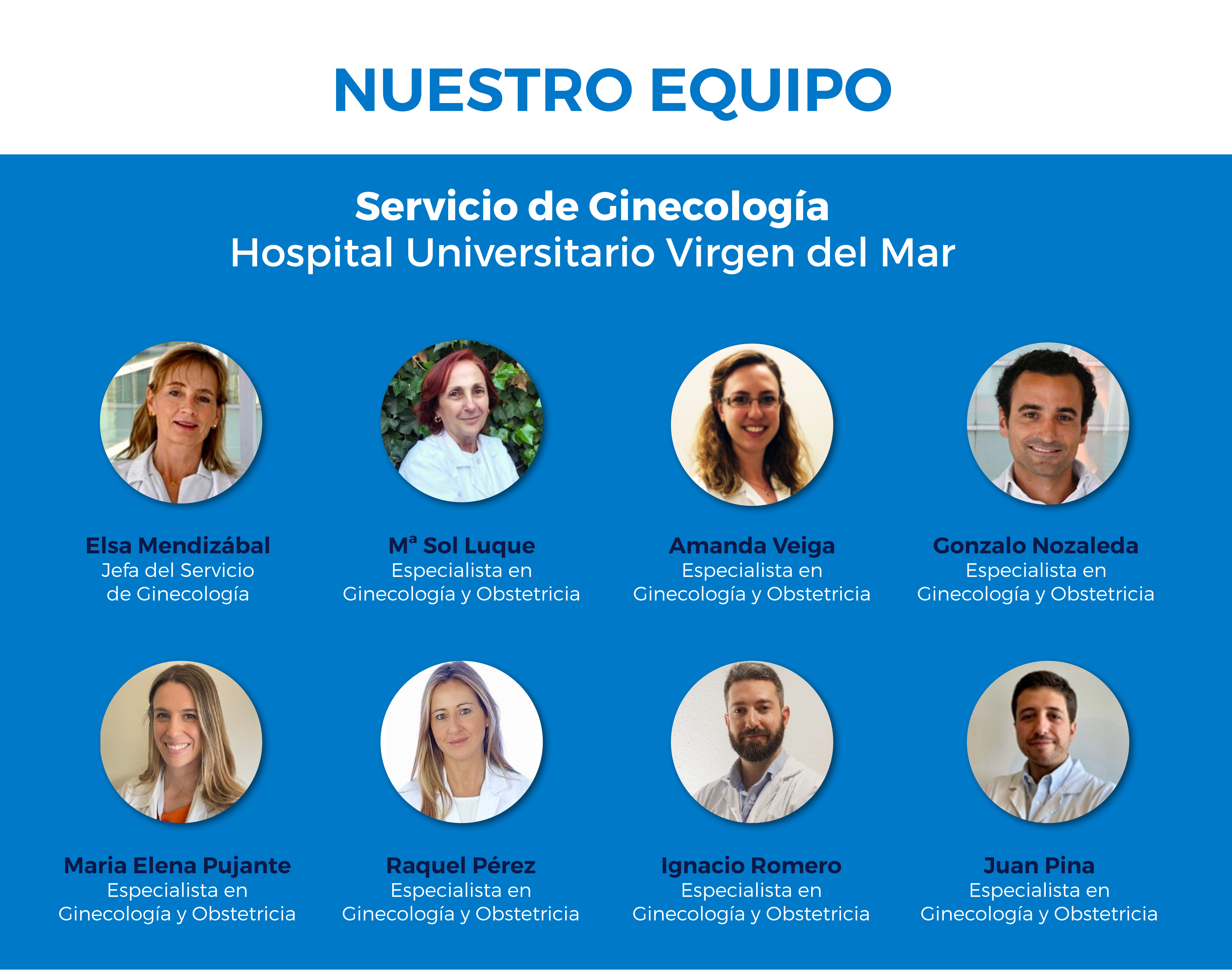 Equipo de Ginecología Hospital Virgen del Mar
